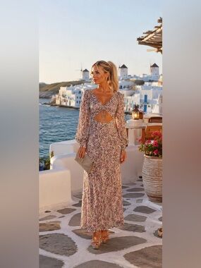 For Love and Lemons Wynne Maxi Dress NWT